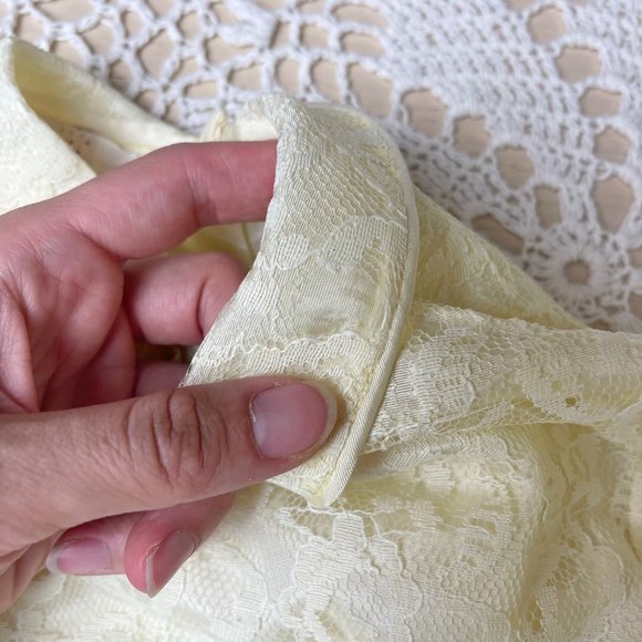 Vintage 1950s Little Miss Robin Baby Girl 4t Yellow Sheer Dress Cropped Jacket - Picture 8 of 12